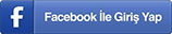 Facebook ile bağlan