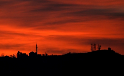 Rizede Günbatımı Işığın sıcaklığı